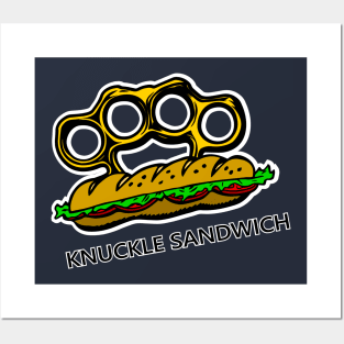 KNUCKLE SANDWICH FRONT TEE ONLY Posters and Art